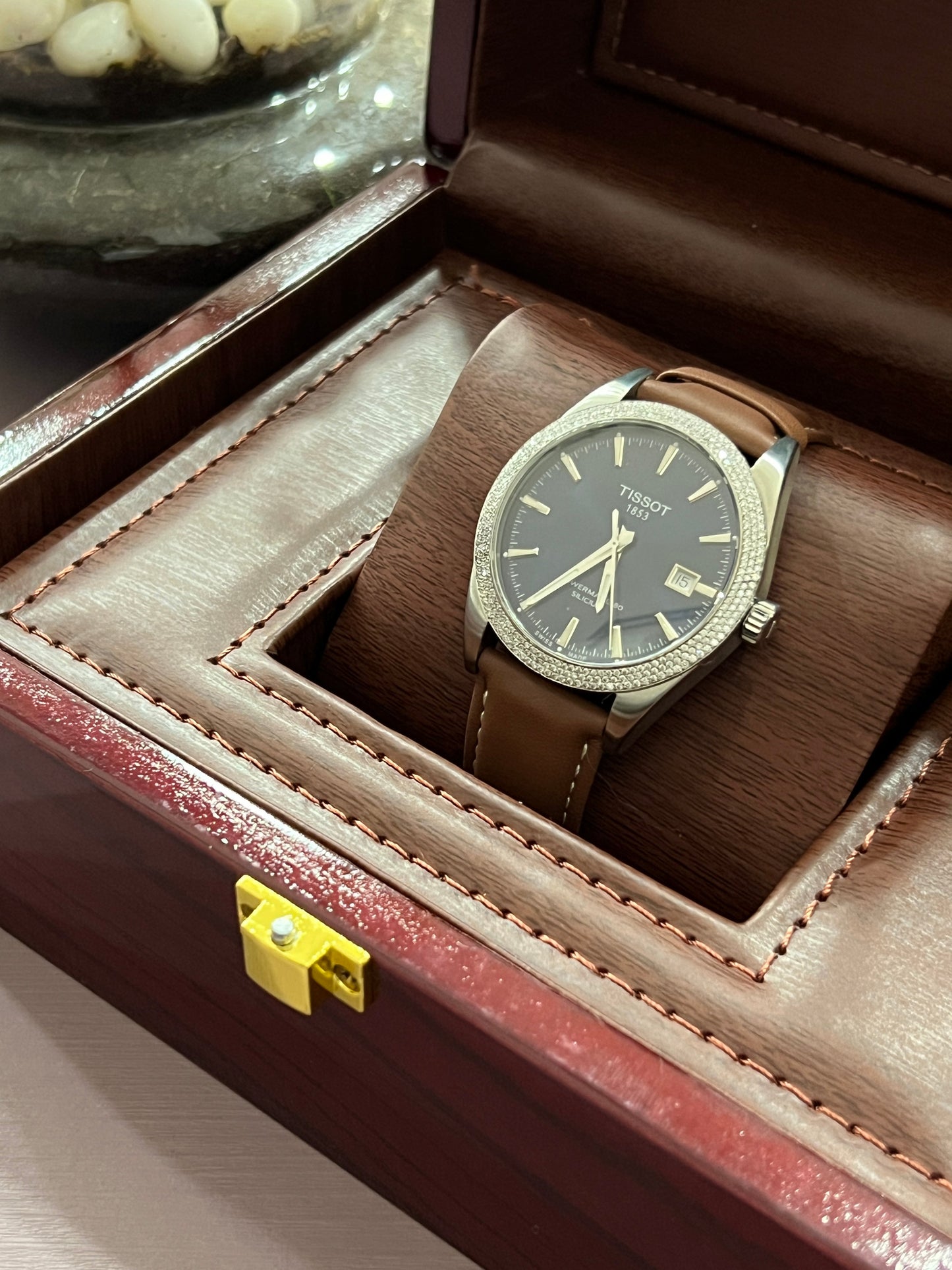 T-Classic Gentleman Moissanite Diamond Watch