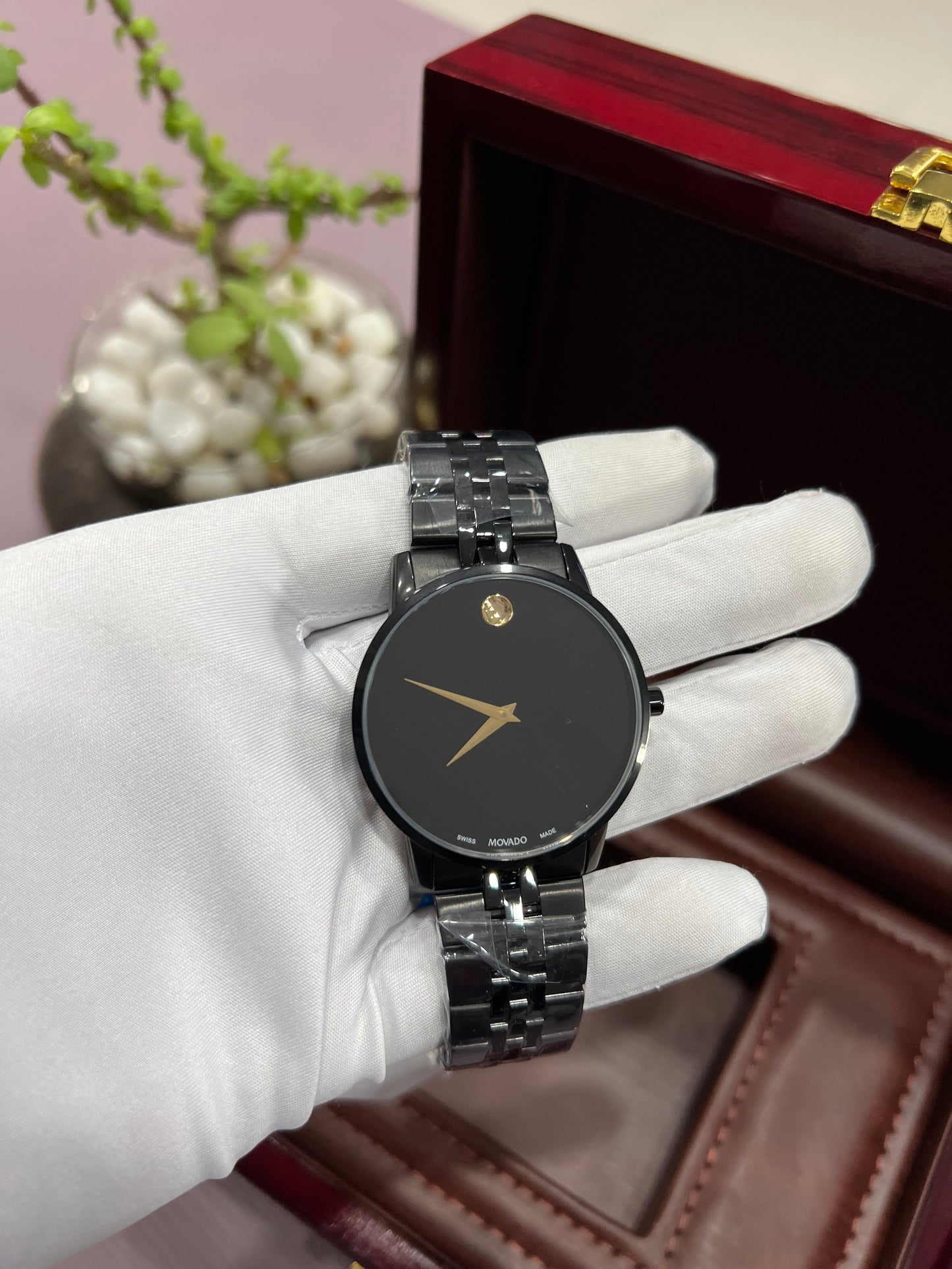 Men’s Exclusive Black Casual Wrist Watch