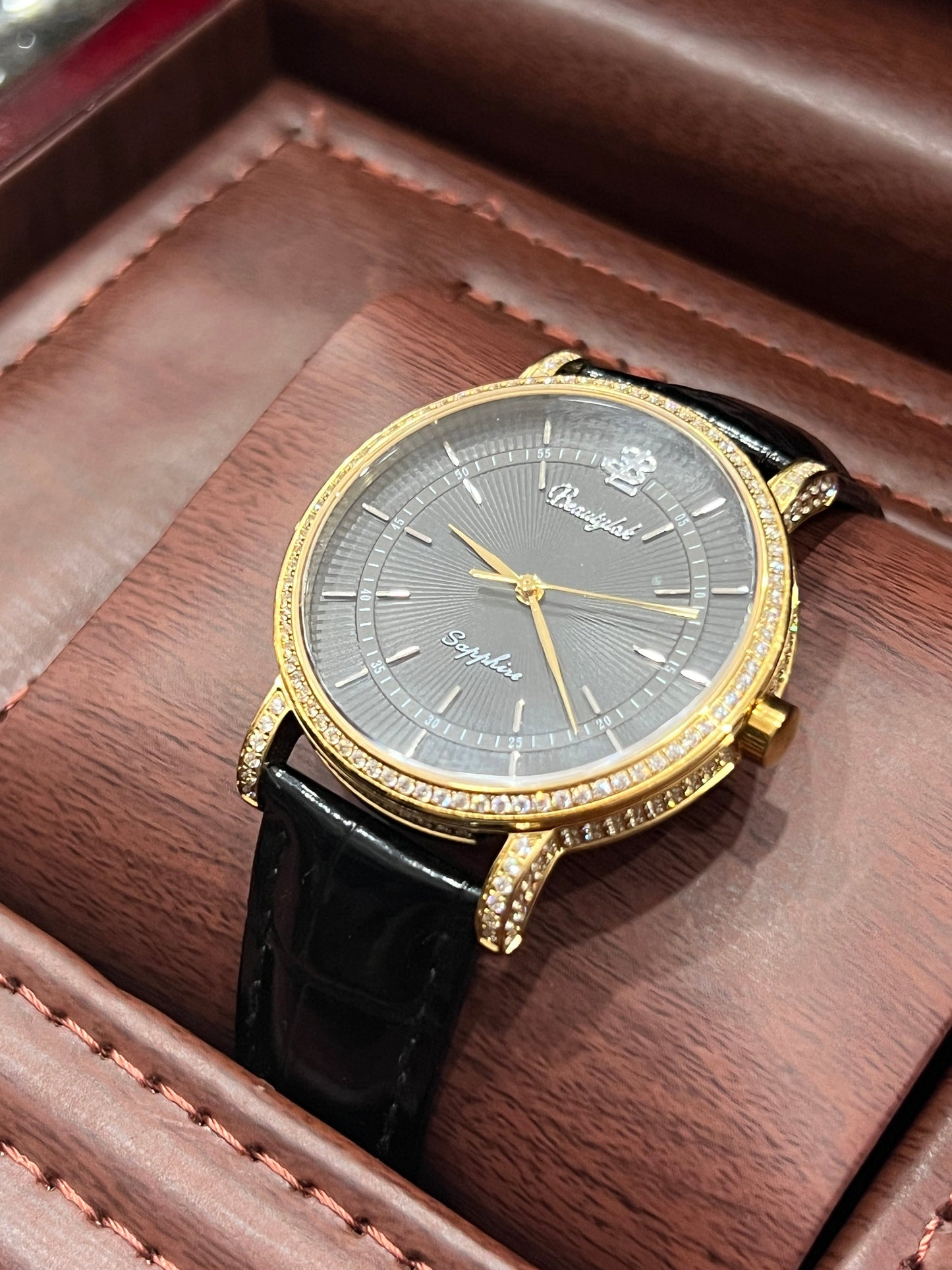 MATHEY- Men Swiss Made Analog Strap Style Watch