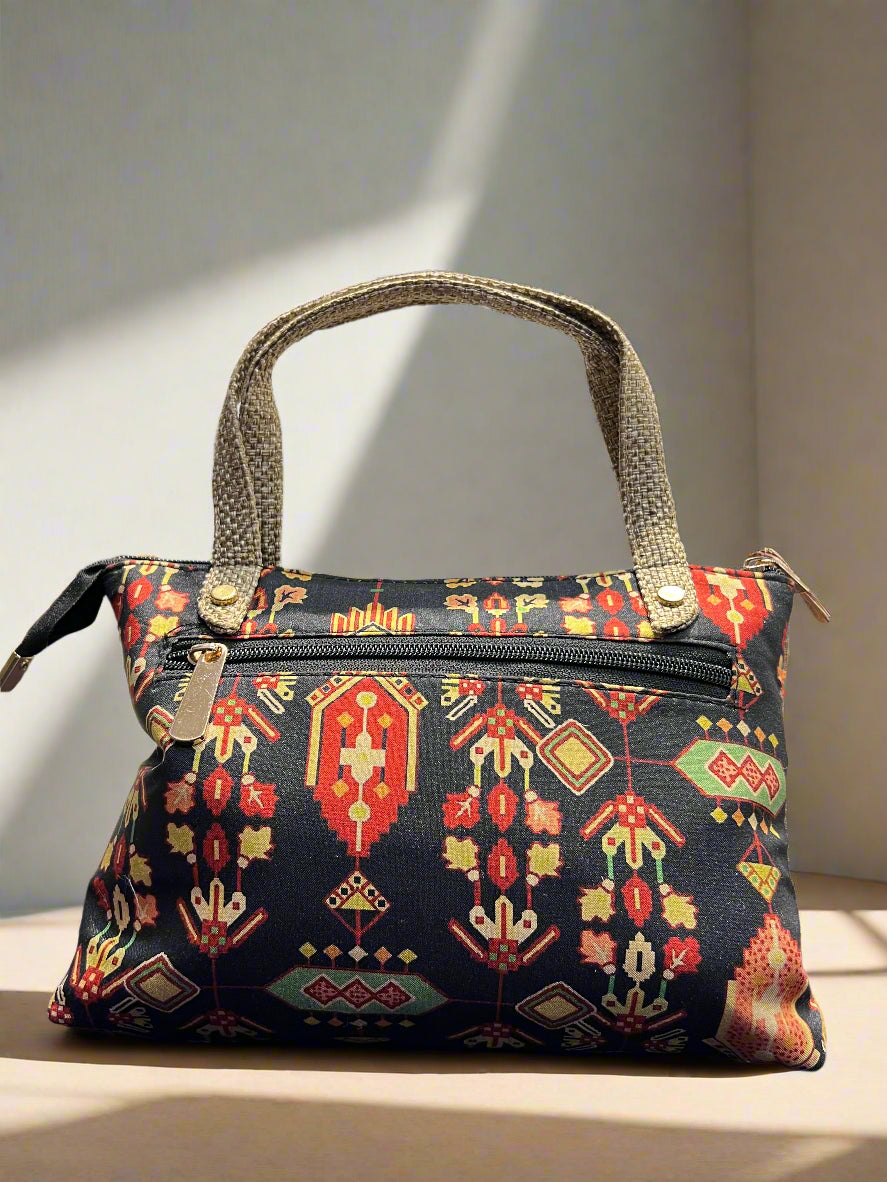 Rare Wild Geometric Pattern Handbag For Women