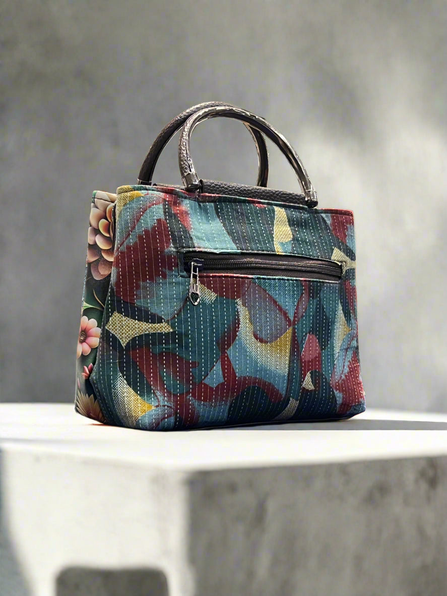 Artistic Green Bird Sling / HandBag for Womens