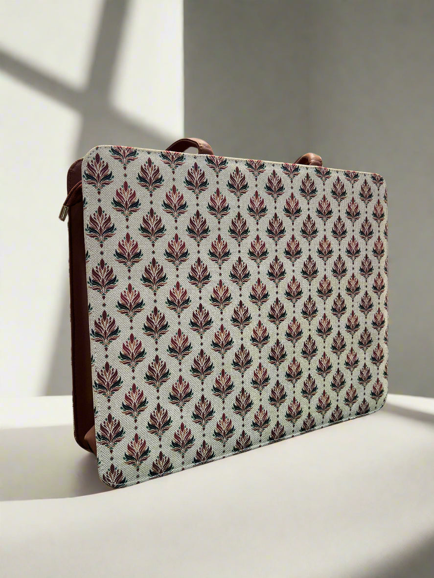 Beautiful Fabric Running Loose Floral Print Handbag