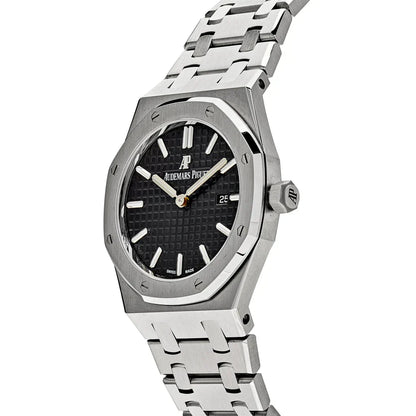 Royal Oak Silver Black Dial Automatic Watch