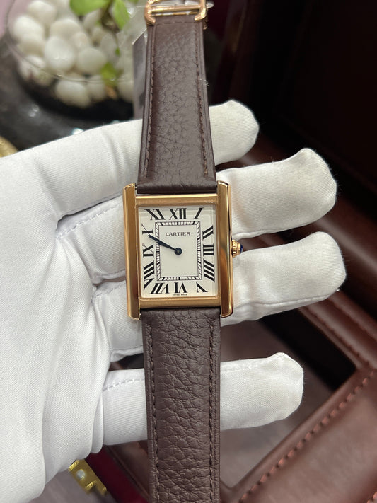 Tank Solo Gold Watch