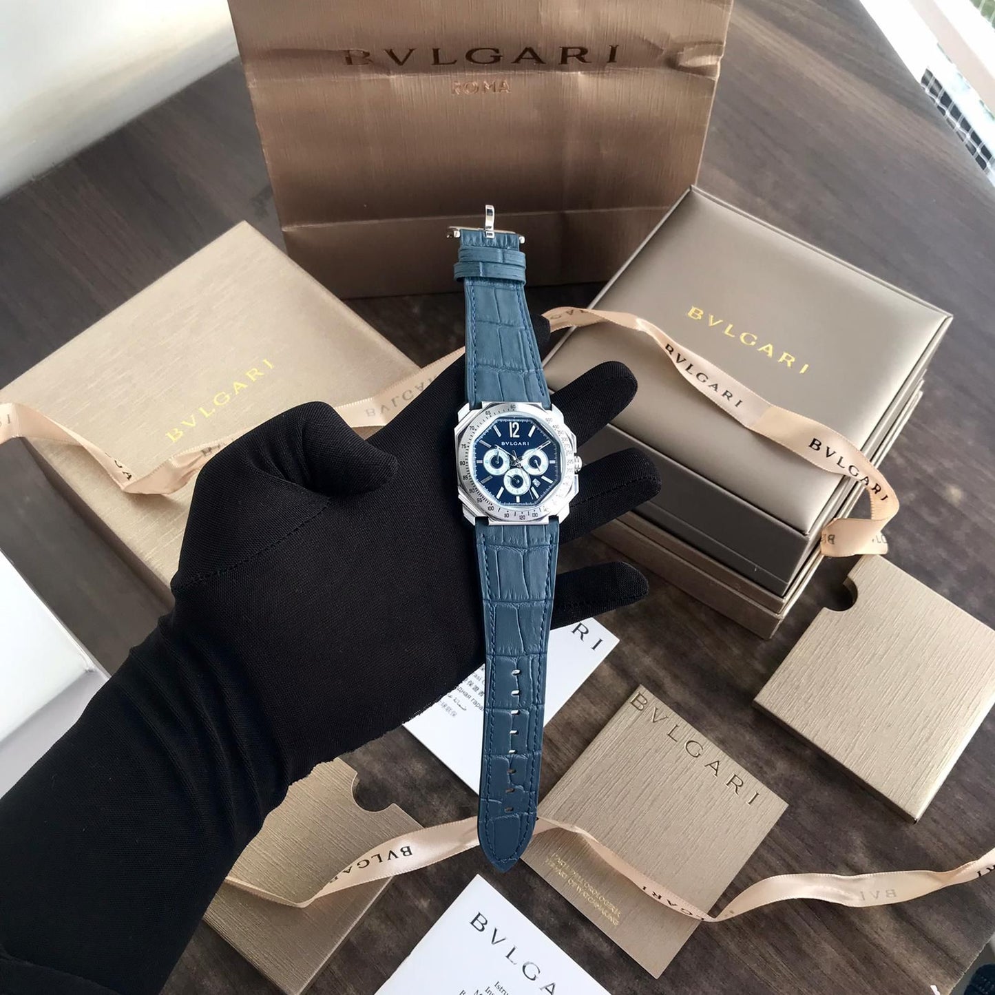 BVL- BULGARI Octo Maserati Chronograph Edition Quartz